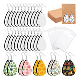 Sublimation Earrings with Hooks and Accessories Set