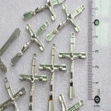60pcs Cross Hole Pendant Necklace Link DIY Jewelry Accessories