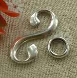 60 Tibetan Silver Nice Clasps 11x11`34x15mm #2099