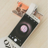 USB Rechargeable LED Light Clip Microscope Banknote Magnifier