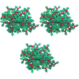 600 pcs Holly Leaves Patches for DIY Christmas Decor