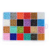 3mm Charm Czech Glass Seed Beads Kit With Box DIY Craft Bracelet Necklace