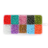 3mm Charm Czech Glass Seed Beads Kit With Box DIY Craft Bracelet Necklace