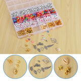 DIY Clay Heishi Beaded Bracelet Set with Letter Beads