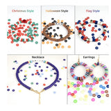 6000Pcs Bead DIY Portable Replacement Beads Set for Bracelet Necklace