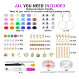 6000Pcs Bead DIY Portable Replacement Beads Set for Bracelet Necklace