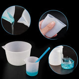 Resin Mixing Kit: 600Ml Cups, 100Ml Measuring Cups, Stir Stick