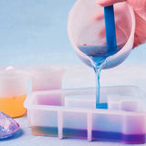 Resin Mixing Kit: 600Ml Cups, 100Ml Measuring Cups, Stir Stick