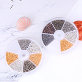 600PCS Metal Eye Screw Drill Set Boxed Sandpaper Threaded Clasps