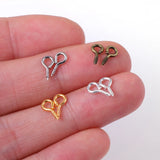 600PCS Metal Eye Screw Drill Set Boxed Sandpaper Threaded Clasps