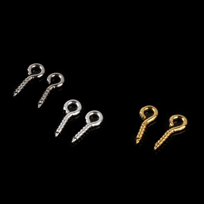 600Pcs 3 Colors Eye Pins for Jewelry Making