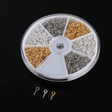 600Pcs 3 Colors Eye Pins for Jewelry Making
