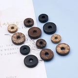 600Pcs Coconut Beads Disc Spacer Donut Charm Bracelet DIY Jewelry Making