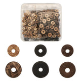 600Pcs Coconut Beads Disc Spacer Donut Charm Bracelet DIY Jewelry Making