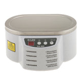 Digital Ultrasonic Cleaner 600ml LCD Heated For Denture Eyeglasses Jewelry