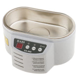 Digital Ultrasonic Cleaner 600ml LCD Heated For Denture Eyeglasses Jewelry