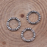 600pcs Antique Silver Circle Charms For Jewelry Making DIY Findings