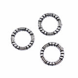 600pcs Antique Silver Circle Charms For Jewelry Making DIY Findings