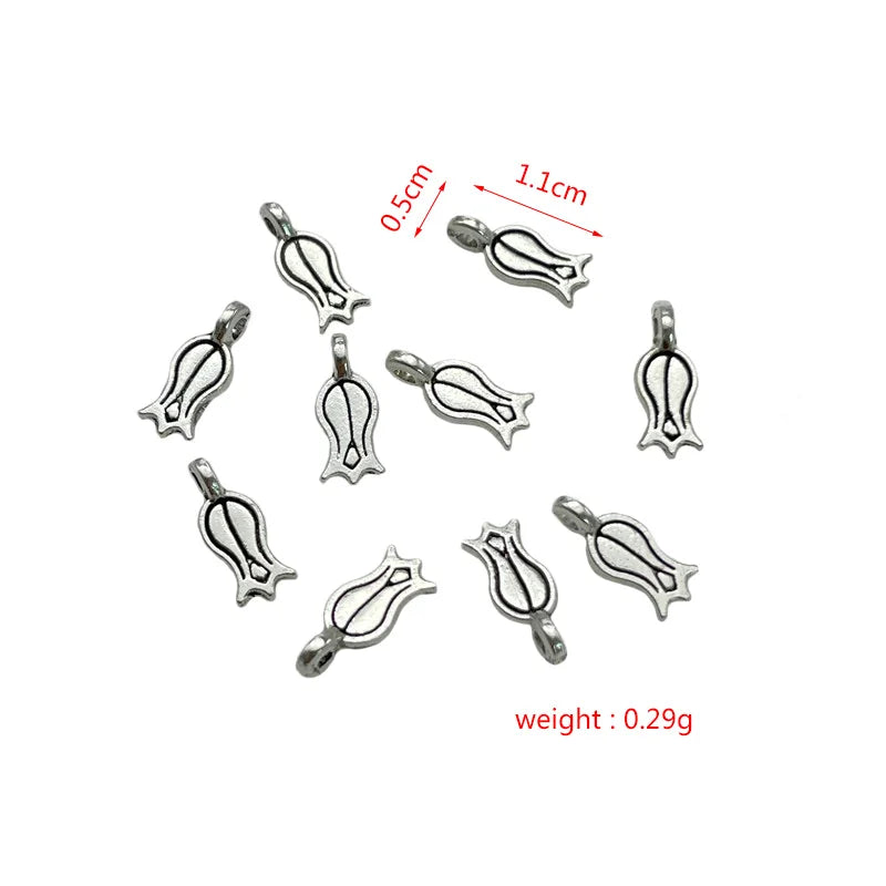 600pcs Lilac Rosary Pendant DIY Jewelry Making Accessories