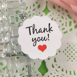 600pcs Thank You Stickers Self-adhesive Label Paper for Jewelry Packaging