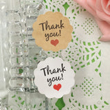 600pcs Thank You Stickers Self-adhesive Label Paper for Jewelry Packaging