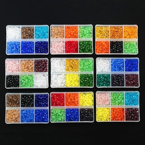 600pcs 4mm Crystal Bicone Beads Austria Glass for Jewelry Making