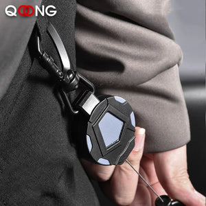 Telescopic Key Holder Stainless Steel Rope Camping Keychain