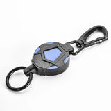 Telescopic Key Holder Stainless Steel Rope Camping Keychain
