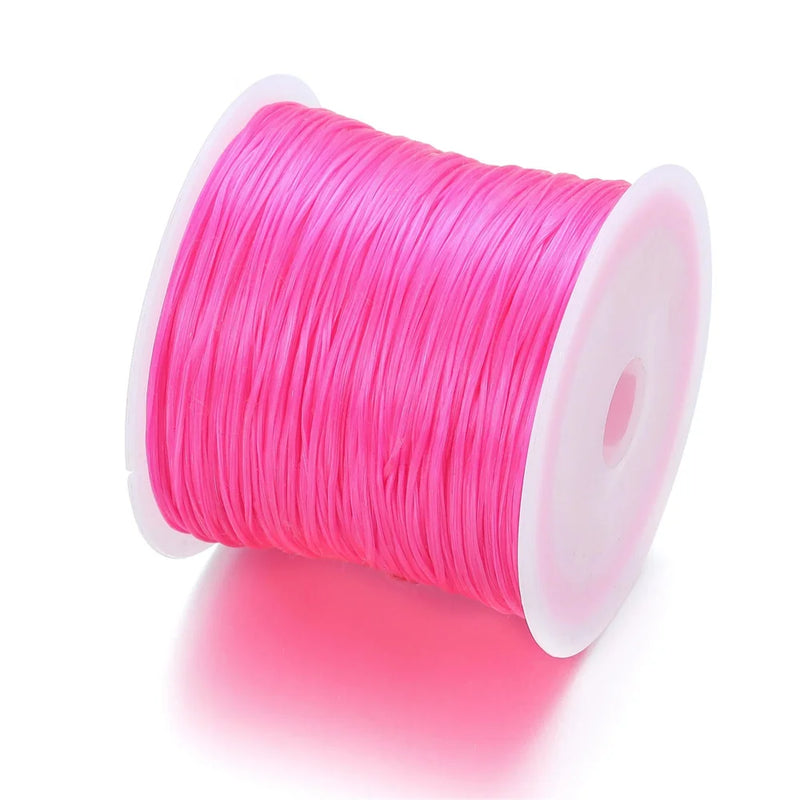 60M Elastic Crystal Beading Cord 0.7mm Stretch Thread String
