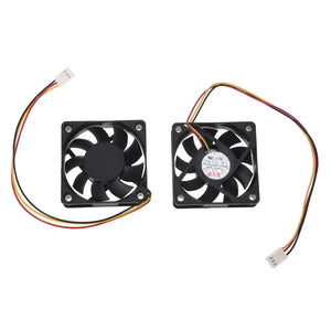 60mm 6cm DC 12V 3 Pin Case CPU Cooler Fan 2 Pcs