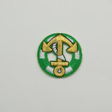 60PCS Cartoon Logo Patches for Clothing Embroidery Badges Round