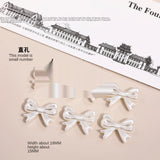 60PCS Pearl Retro Bow String Beads DIY Earrings Jewelry Bracelet Necklace