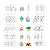 Sublimation Blank Earrings for Heat Transfer Printing - Set of 60