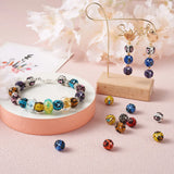 60Pcs 10mm Clay Pave Rhinestone Beads Crystal Ball Spacer Charm DIY Jewelry