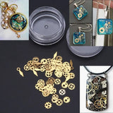Steampunk Resin Jewelry Fillings Mixed Cogs Gears Clock Hand Charm DIY
