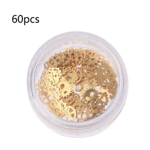 Steampunk Resin Jewelry Fillings Mixed Cogs Gears Clock Hand Charm DIY
