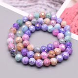 60Pcs 8mm Faceted Crystal Glass Beads Strawberry Shape Spacer Glass