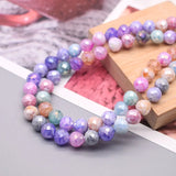 60Pcs 8mm Faceted Crystal Glass Beads Strawberry Shape Spacer Glass