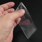 60Pcs Adhesive Clear Label Holder Card Pockets for Cards
