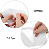 60Pcs Adhesive Clear Label Holder Card Pockets for Cards