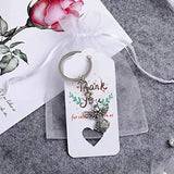 60Pcs Angel Keychain Pendant for Wedding Birthday Party Baby Shower Baptism
