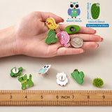 60Pcs Animal Cactus Push Pins for Photos Maps Bulletin Boards