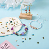 60pcs Colorful Flower Bead Caps for Jewelry Making DIY