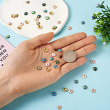 60pcs Colorful Flower Bead Caps for Jewelry Making DIY