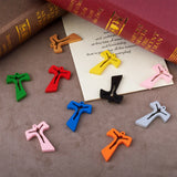 60Pcs Mixed Wooden Hollow Cross Charms for Jewelry Making