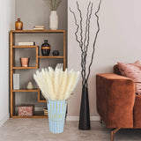 60Pcs White Pampas Grass 17.72Inch for Wedding Decor