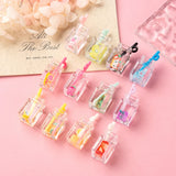 60Pcs Resin Fruit Drink Cup Bottle Charms for DIY Jewelry Crafts