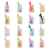 60Pcs Resin Fruit Drink Cup Bottle Charms for DIY Jewelry Crafts