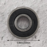 60Pcs/Set 608 Ball ABEC-5 8X22X7 mm Deep Groove Carbon Steel Sealed