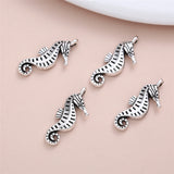 60Pcs/Set Sea Horse Charms for DIY Jewelry Making Supplies